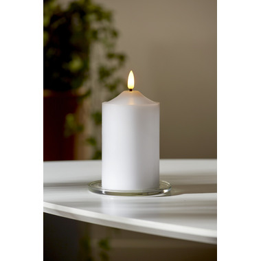 STAR TRADING Candela a LED Flamme 15cm 12.064-08 bianco