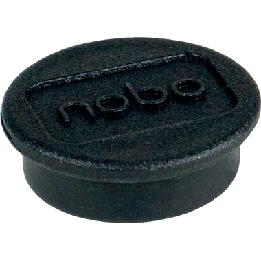 NOBO Magnet rund 24mm 1915291 schwarz 10 Stück