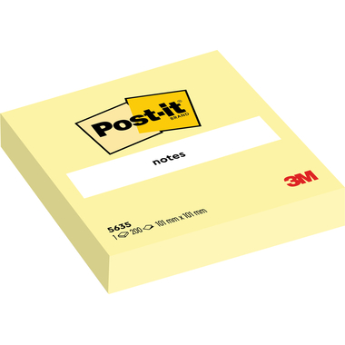 POST-IT Notes Extra Large 100x100mm 5635 gelb 200 Blatt
