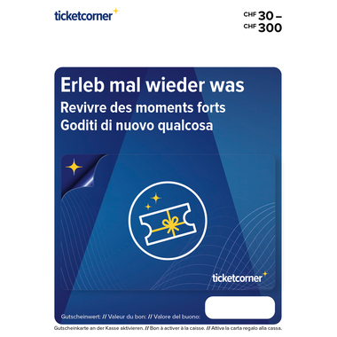 Giftcard Ticketcorner variable