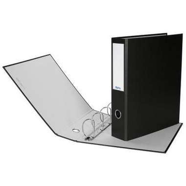 BIELLA Cart. anelli Dinor-Quatro 7cm 12644702U nero, 4-anelli A4