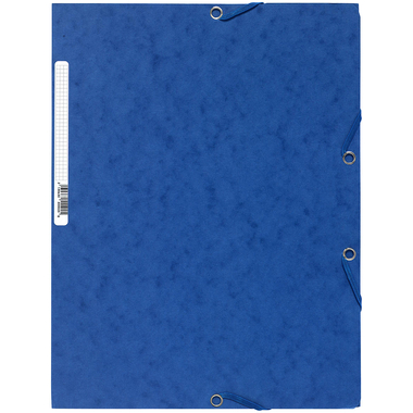 EXACOMPTA Cartellina con elastico A4 55502E blu