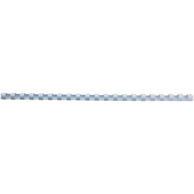 GBC Plastikbindrücken 6mm A4 4028193 weiss, 21 Ringe 100 Stück