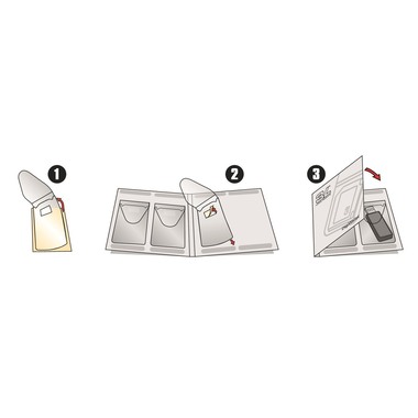 3L Busta per USB-Stick 10250 adesivo c/album 10 pezzi