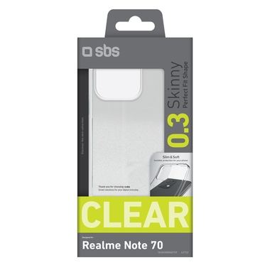 Transparent TPU cover for Realme Note 70 | SBS