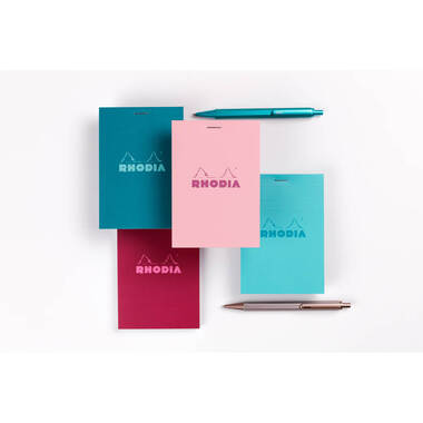 RHODIA Blocco note Couleurs n. 11 A7 11296C verde, quadri 80 fogli