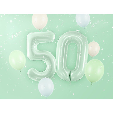 PARTYDECO Palloncino in foil no. 5 72cm FB230G-5-012 verde chiaro