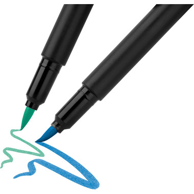 FABER-CASTELL Fasermaler Black Edition 116451 10er Etui