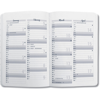 JOLIE Agenda Beauty 2025 J5350 1W/2S mocca meringue ML A6