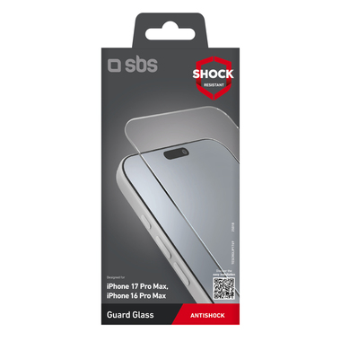 Protection écran en verre pour iPhone 17/16 Pro Max | SBS