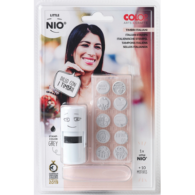 COLOP Timbro testo 154850 Little NIO Handmade IT