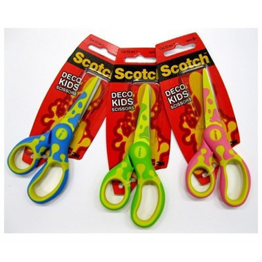 SCOTCH Ciseaux Deco Kids 13cm 1641 6 couleur
