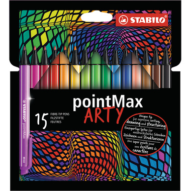 STABILO Fasermaler pointMax Arty 488/15-1-20 15 Stück ass.