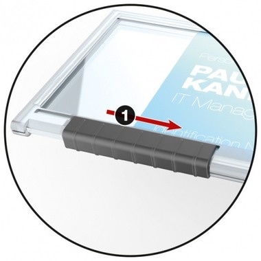 DURABLE Manche cartes PUSHBOX DUO 892219 p. 1 carte 10 pcs.