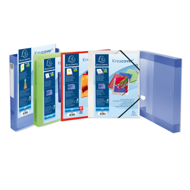 EXACOMPTA Sichtbuch KC A4 58209E weiss 20 Taschen