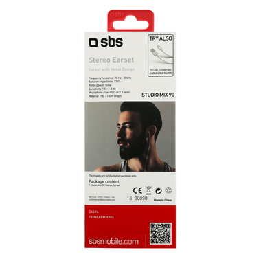 Metal earphones Gold Collection | SBS