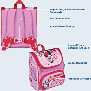 SCOOLI Zaino per l'asilo Cutie MIUZ8243 Minnie Mouse