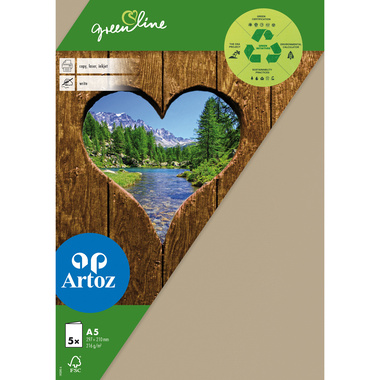 ARTOZ Cartoline 1001 A5 19239226-584 216g, deserto 5 fogli
