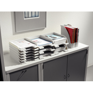 LEITZ Briefkorb Jumbo Plus A4 52330085 grau