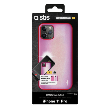 Hard cover that is reflective with flash for iPhone 11 Pro