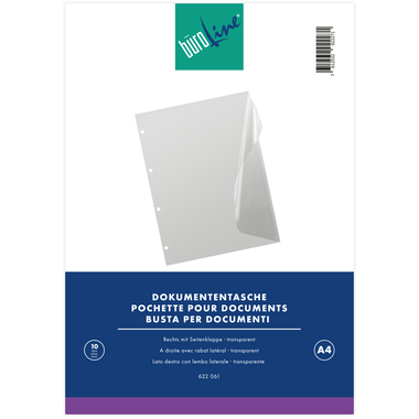 BÜROLINE Dokumententaschen A4 622061 10 Stück