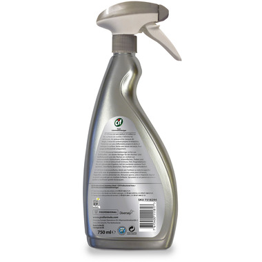 CIF CITRON Pulitore acciaio inox 750ml 7518294 Professional