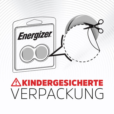 Energizer Spezialbatterie Lithium (CR2025), 2 Stk 2-Stück Energizer 2025 Lithium-Knopfzelle