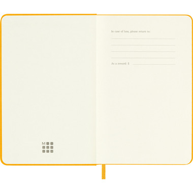 MOLESKINE Notizbuch Color 9x14cm 56598853063 orange, liniert, 192 Blatt