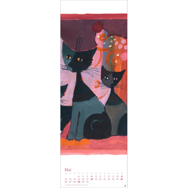 HEYE Bildkalender 2025 21890+25 R. Wachtmeister DE 24.5x69cm