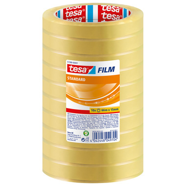 TESA Klebeband stand.Box 33mx15mm 573870000 geschrumpft 10 pezzi