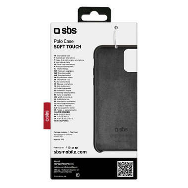 Cover effetto velvet touch per iPhone 12/12 Pro