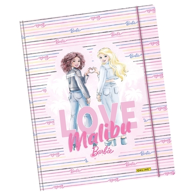 ONLINE Gummizugmappe A4 18122/6 Barbie, assortiert