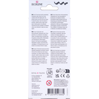 TALENS Ecoline Brush Pen Set 11509931 pastel 5 pcs.