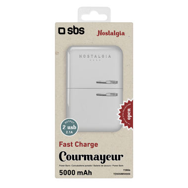 Quick charge power bank with dual USB output