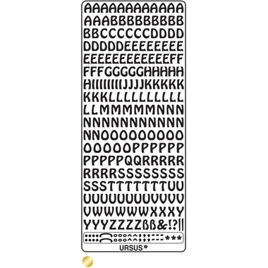 URSUS Creative Sticker 59100013 Sujet 13 or