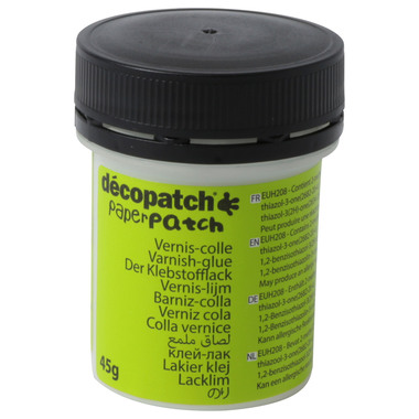 DECOPATCH Bastelset Elefant KIT029C Bogen, Tier, Pinsel, Lack