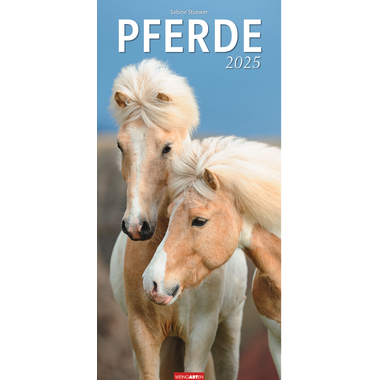 WEINGARTEN Calendrier 2025 3119300+25 Pferde DE 33x68cm