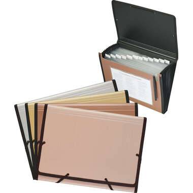 KOLMA Cartella archivio Bliss A4 11.033.17 oro 12 scomp.