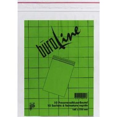 BÜROLINE Seal bags 75x90mm 421075 transparent 10 pcs.