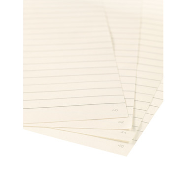 TRANSOTYPE senseBook FLAP REFILL A4 75510401 rigato, L, 135 fogli beige