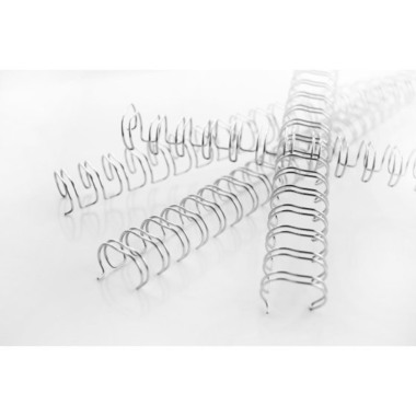 GBC WireBind 8mm 4400028 argent A5 100 pcs.
