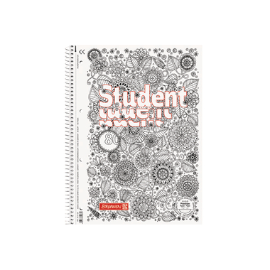 BRUNNEN Collegeblock A4 1067428 kariert, 90g, ZENart 80 Blatt