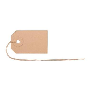 BIELLA Marking tags 35x55mm 561055.00 brown 50 pcs.