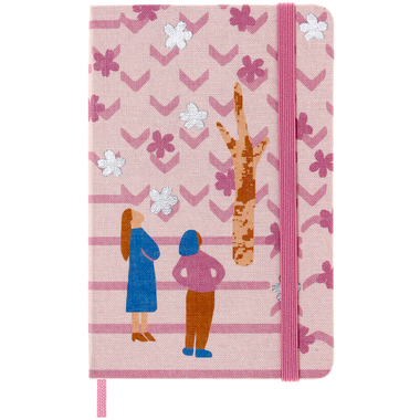 MOLESKINE Notizbuch SAKURA 9x14cm 56598851458 rosa, liniert, 192 Blatt, HC