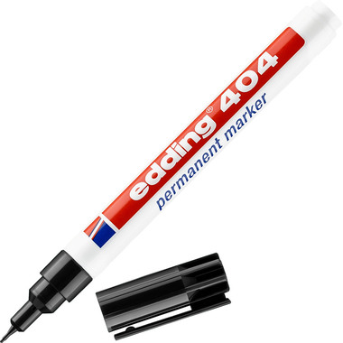 EDDING Marqueur permanent 404 404-1 noir