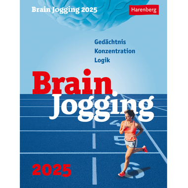 HARENBERG Abreisskalender 2025 2103700+25 Brain Jogging DE 12.5x16cm