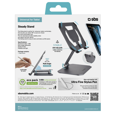 Foldable table stand for tablet