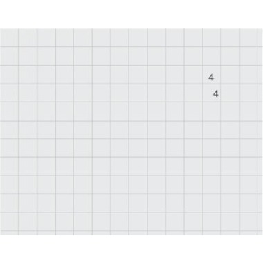 INGOLD-BIWA Quaderno A4 02.9420.44 grigio, 80g 4x4mm 25 pz.