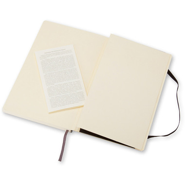 MOLESKINE Carnet Soft A6 714-8 en blanc noir