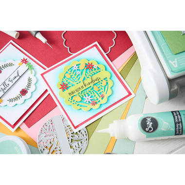 SIZZIX Matrices de découpe 666801 Scalloped Circles 9 pièces